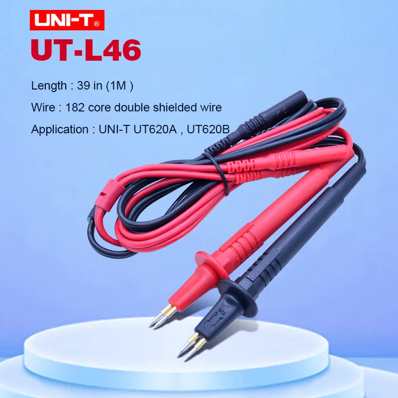 Тестовый зонд с четырьмя проводами для UT620A UT620B красный + черный 4 UT620A|Детали и