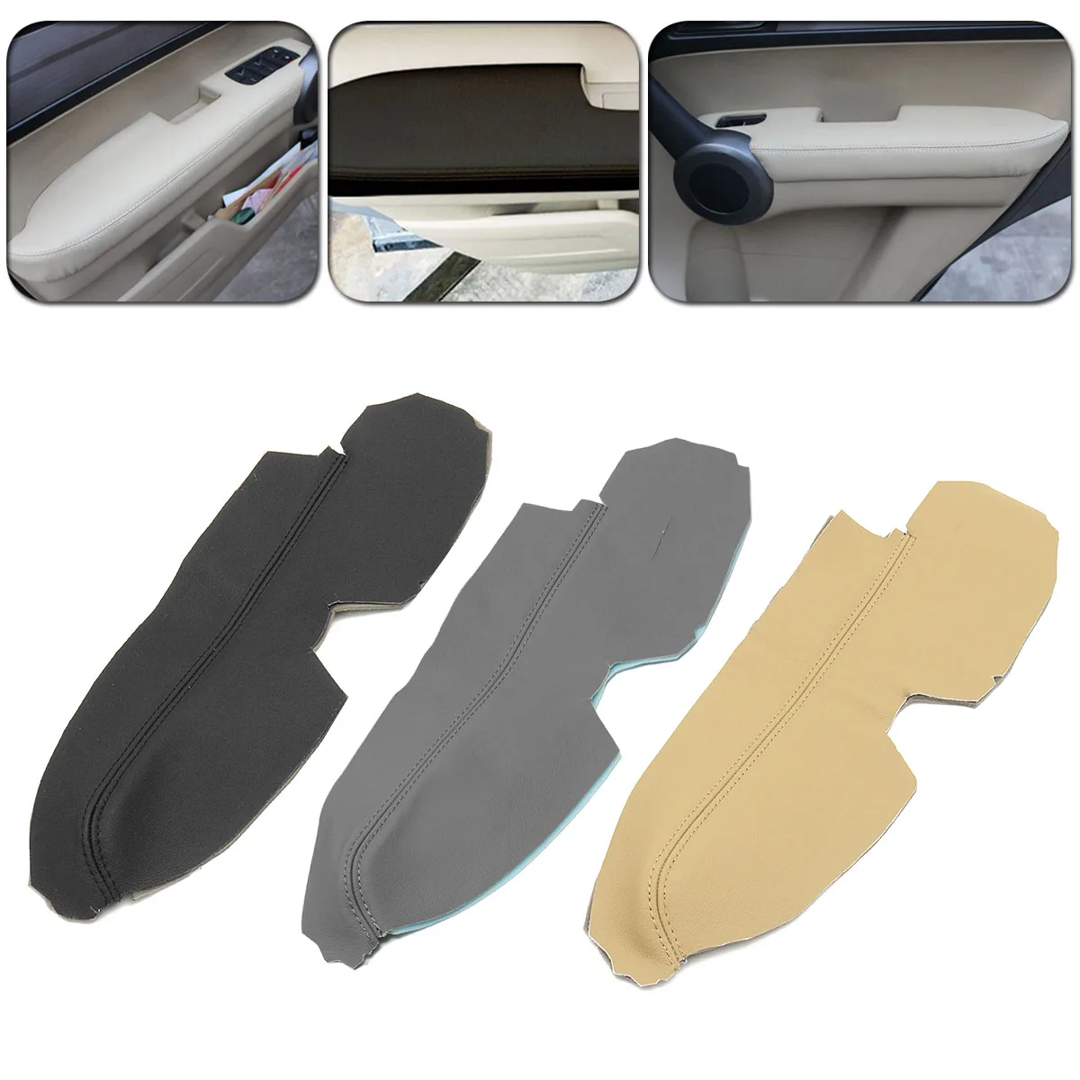 2 шт. Левая Правая передняя дверь панели подлокотники накладки для Honda CRV 2007 2008 2009