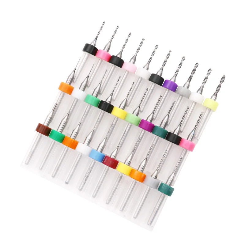 10pcs 1.2mm-3.175mm Carbied PCB Mini Drill Bit For Print Circuit Board Drilling Shank Set | Инструменты
