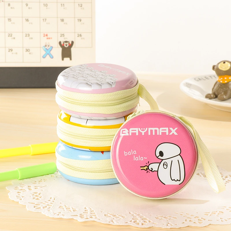 

DL Korean version of creative white warm men's iron earphone earphone to receive a lovely zero wallet element Girl Purse