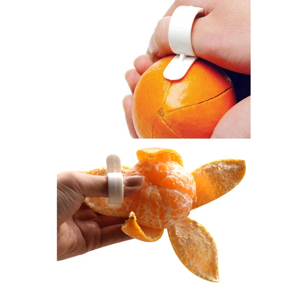 Hot Plastic Orange Peelers Zesters Lemon Grapef ruit f Slicer Opener Cutter Kitchen Gadgets At Random 70 80 | Дом и сад