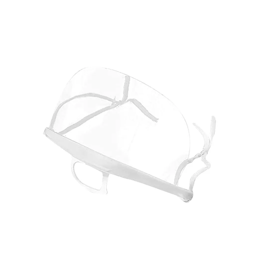 10 шт. прозрачная моющаяся пластиковая маска для шеф-повара | Тематическая одежда