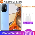 Мировая премьера Глобальная версия Мобильный телефон Xiaomi 11T Pro 128 ГБ  256 ГБ Snapdragon 888 Octa Core 120 Вт Камера HyperCharge 108MP