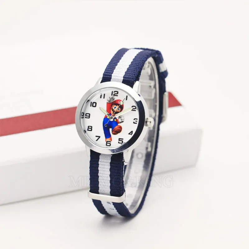 Роскошные водонепроницаемые часы подарки игра супер милые Мультяшные наручные