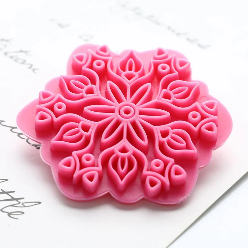 5 шт. Мандала платье с кружевным узором для выпекания печенья Форма выпечки Резак