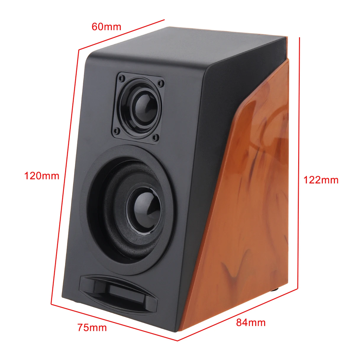 Старинная Компьютерная Мини-Колонка USB 2 0 6 Вт деревянный сабвуфер маленькая