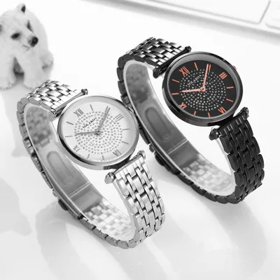 Часы женские кварцевые аналоговые модные трендовые наручные со звездочками и