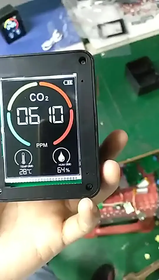 

Детектор диоксида углерода, газовые мониторы, технология инфракрасного обнаружения, анализатор Co2 0-5000ppm, высокая точность для защиты здоров...