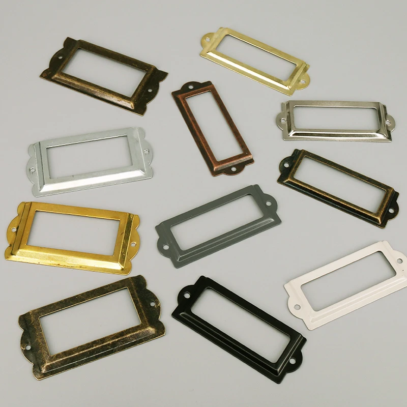 4 шт. старинная железная бирка этикетка рамка наименование металлическая с