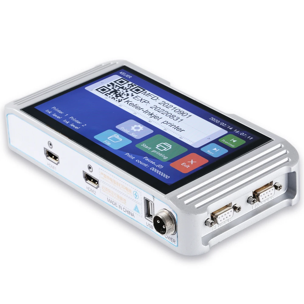 Автоматическая машина для кодирования KELIER KX180 срок годности и кодирование