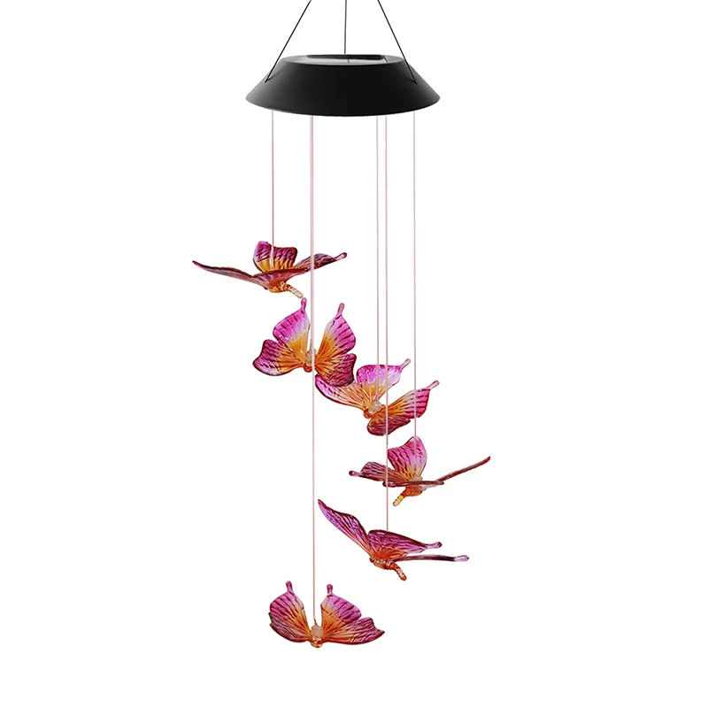 

100% Brand New High Quality LED Hummingbird Butterfly Angel Landscape Light Outdoor Villa Garden Light Energy Charging