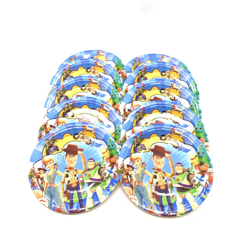 Одноразовая посуда Disney Toy Story 4 бумажные тарелки + чашки салфетки подарочные