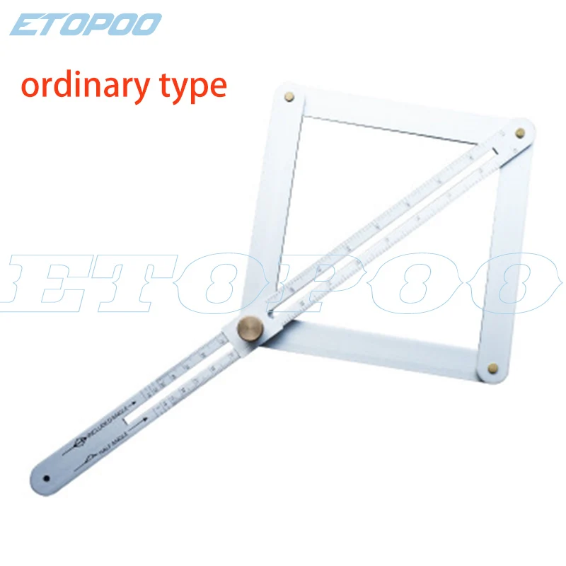 380 мм диагональная линейка из алюминиевого сплава транспортир вращающаяся