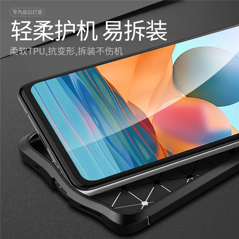 for redmi note 10 5g case shockproof tpu soft leather style phone case for redmi note 10 5g cover bumper for redmi note 10 5g free global shipping