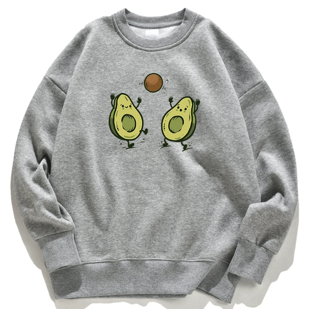 Свитшот мужской с изображением авокадо спортивный костюм двумя милыми рисунками