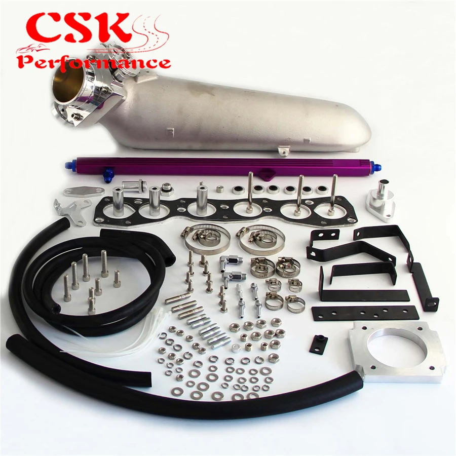 Впускной коллектор + VQ35 80 мм корпус дроссельной заслонки топливная направляющая