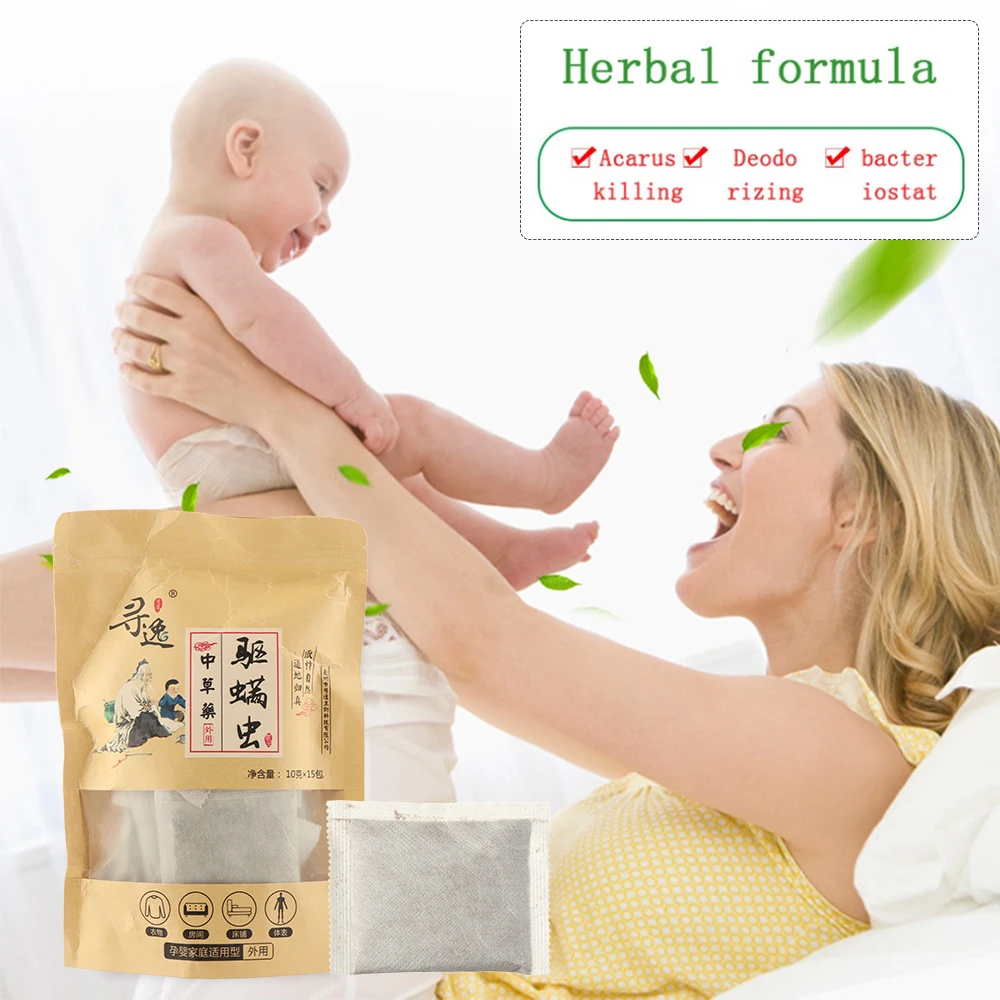 2/15 пакетов с защитой от клеща убийца естественных трав для защиты загрязненного
