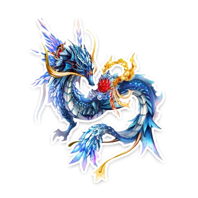 Креативные модные аксессуары для лобового стекла и бампера в виде дракона