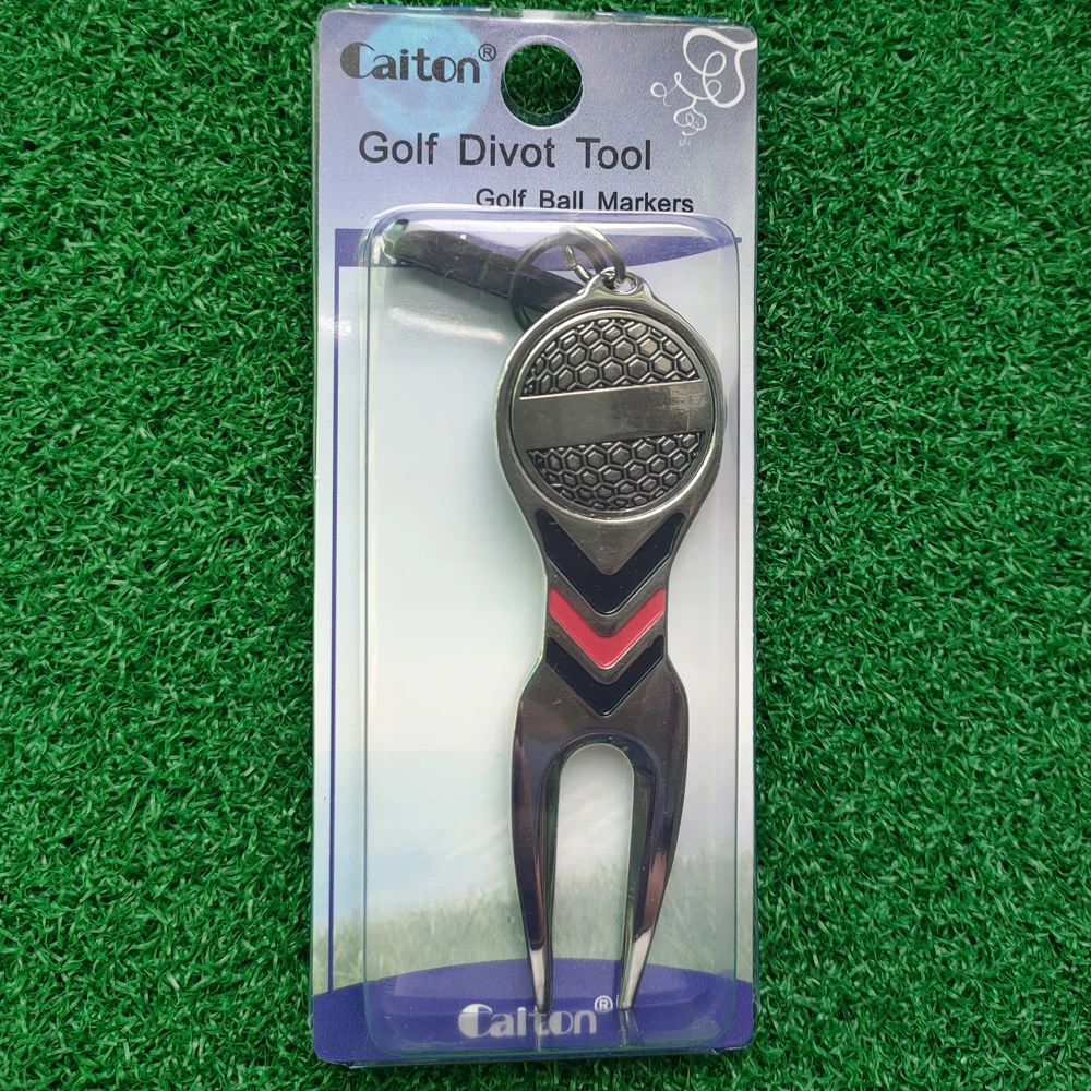 1 шт для гольфа инструмент ремонта вилы шаг устройство чистки углублений на