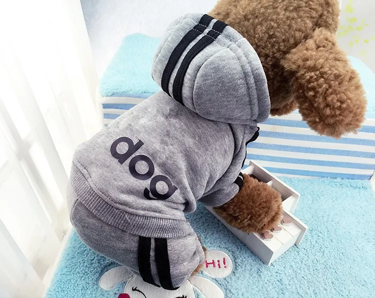 Размер XS -XXL 6 цветов 4 ноги одежда для собак худи щенков зимняя костюмы со свитером