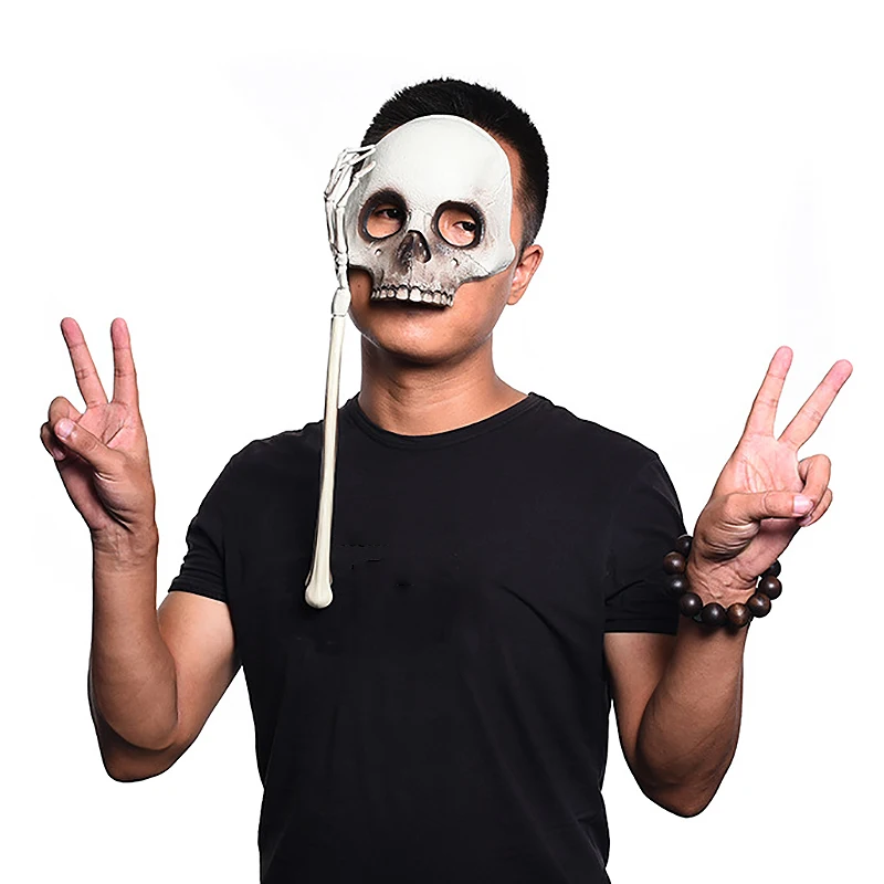 Страшные маски для вечеринки в честь празднования Хеллоуина череп реквизит