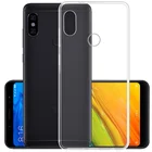 Мягкий чехол из ТПУ для Xiaomi Redmi Note 6 Pro, прозрачный силиконовый защитный пыленепроницаемый кристаллический задний чехол, чехол на весь корпус