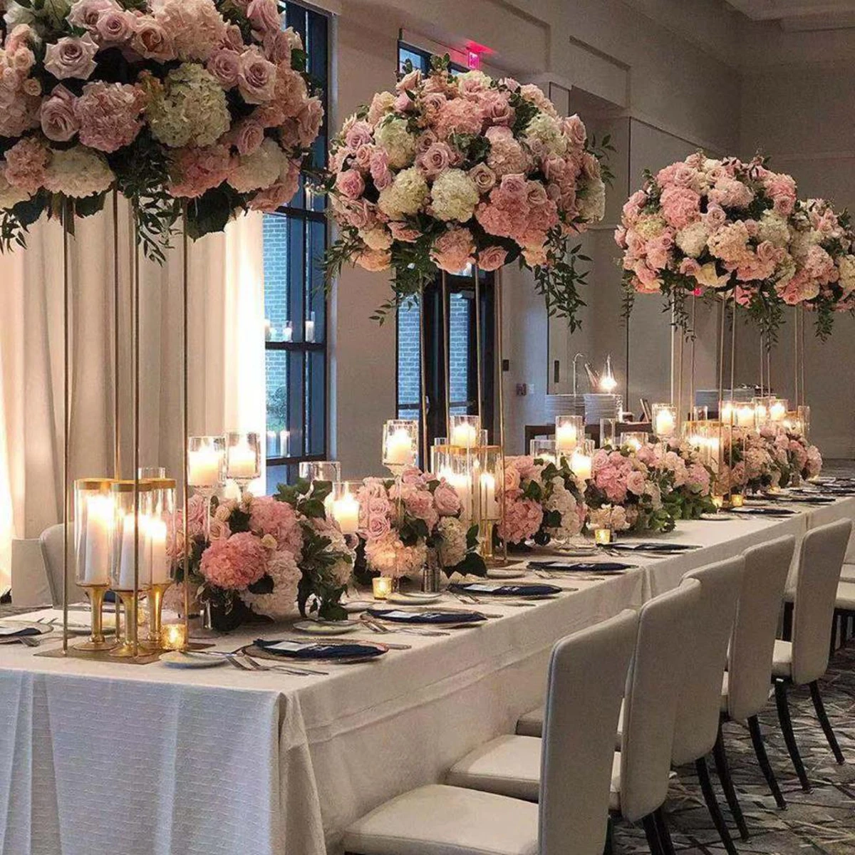 13 шт.) Новый дизайн дешевые большие высокие Цветочные Свадебные центральные