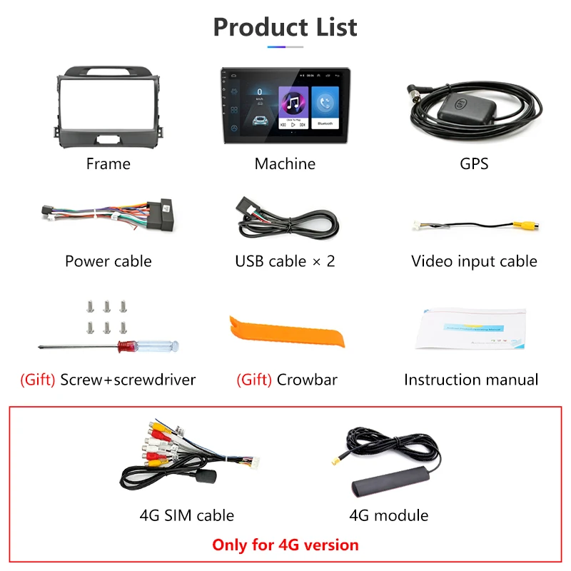 Автомобильный радиоприемник Vtopek 4G WIFI 9 &quotRDS DSP для KIA Sportage 2010 2016 Android сенсорный