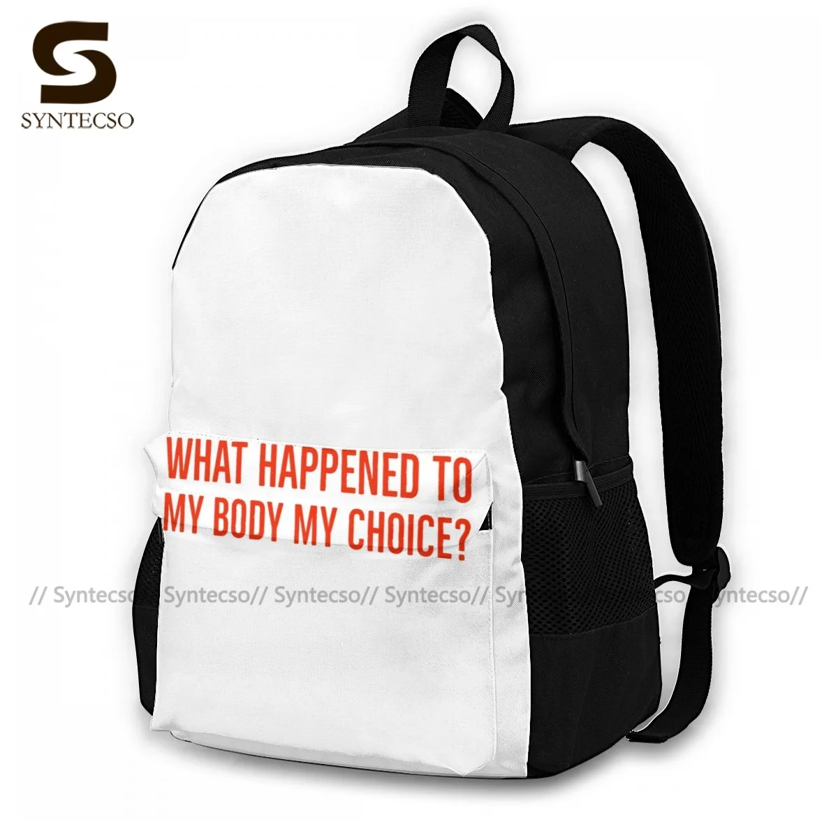 

Freedom Backpacks Print Aesthetic Polyester Backpack Daily Teenage Bags