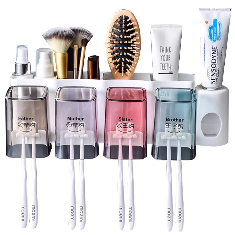 Многофункциональные зубные щетки и держатели зубной пасты стеклянный держатель
