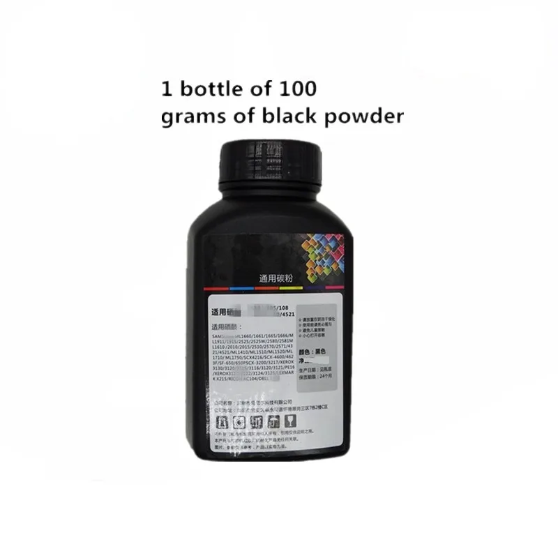 Комплект черного тонера для заправки принтеров Black Refill Printer Toner Powder Kit Kits LBP-660 Multi pass L6000 BP-22X LBP-200 LBP-250 LBP-350 LBP-800 Power on.