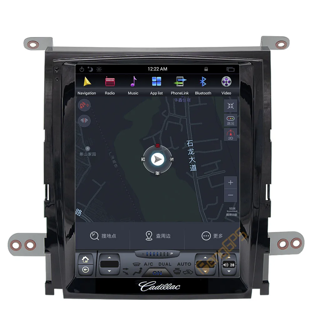 Автомобильный мультимедийный плеер для Cadillac Escalade 2007 2012 Android px6 tesla Screen Stereo Audio radio GPS