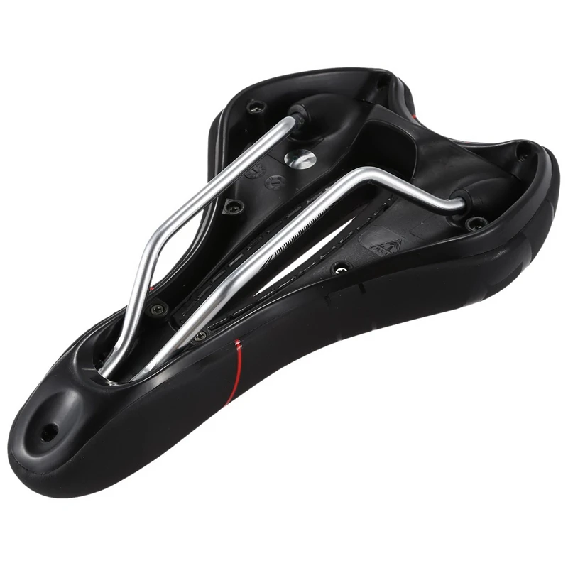2x LIETU Bicycle Saddle Soft Comfortable Breathable Cushion Black Red Color &amp Green |
