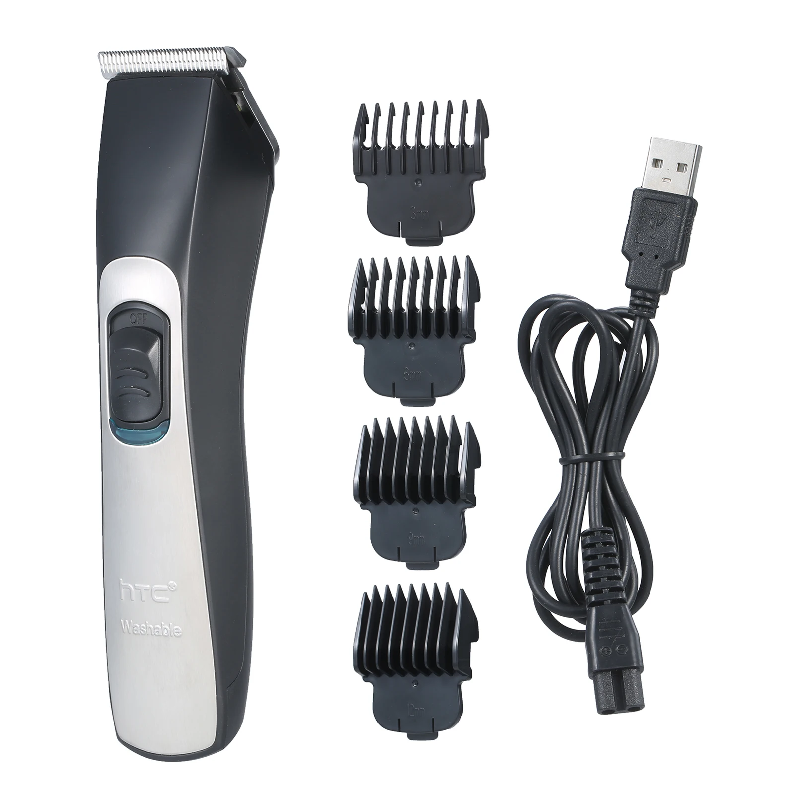 

IPX7 стирать машинка для стрижки волос аккумуляторная машинка для стрижки бороды и усов; USB Перезаряжаемые машинка для стрижки волос с лезвие ...
