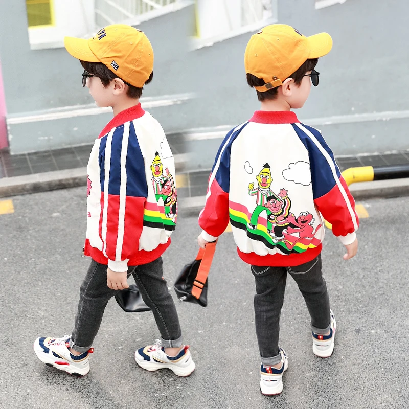 Детская куртка для мальчиков сезон весна-осень 2019 года Эксклюзивная одежда
