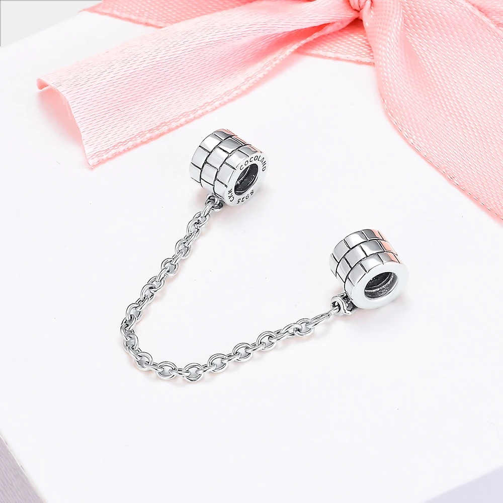 Подходит для Pandora подвески браслеты ожерелья 100% Стерлинговое Серебро 925 пробы