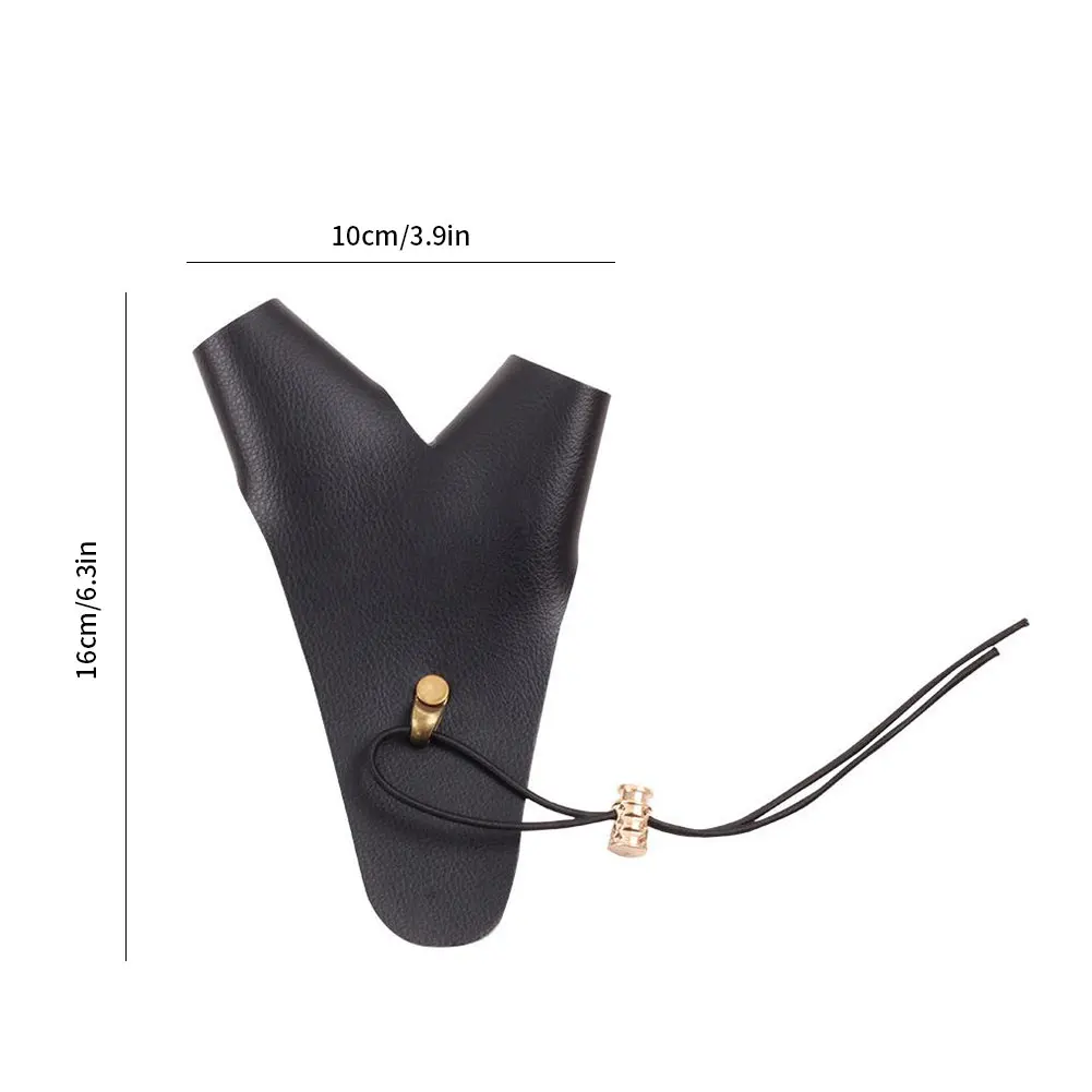 

Hunting Leather Left Hand Archery Arrow Bow Accessories Shooting Protective Finger Hand Protector Guard Fingers Protect Glove