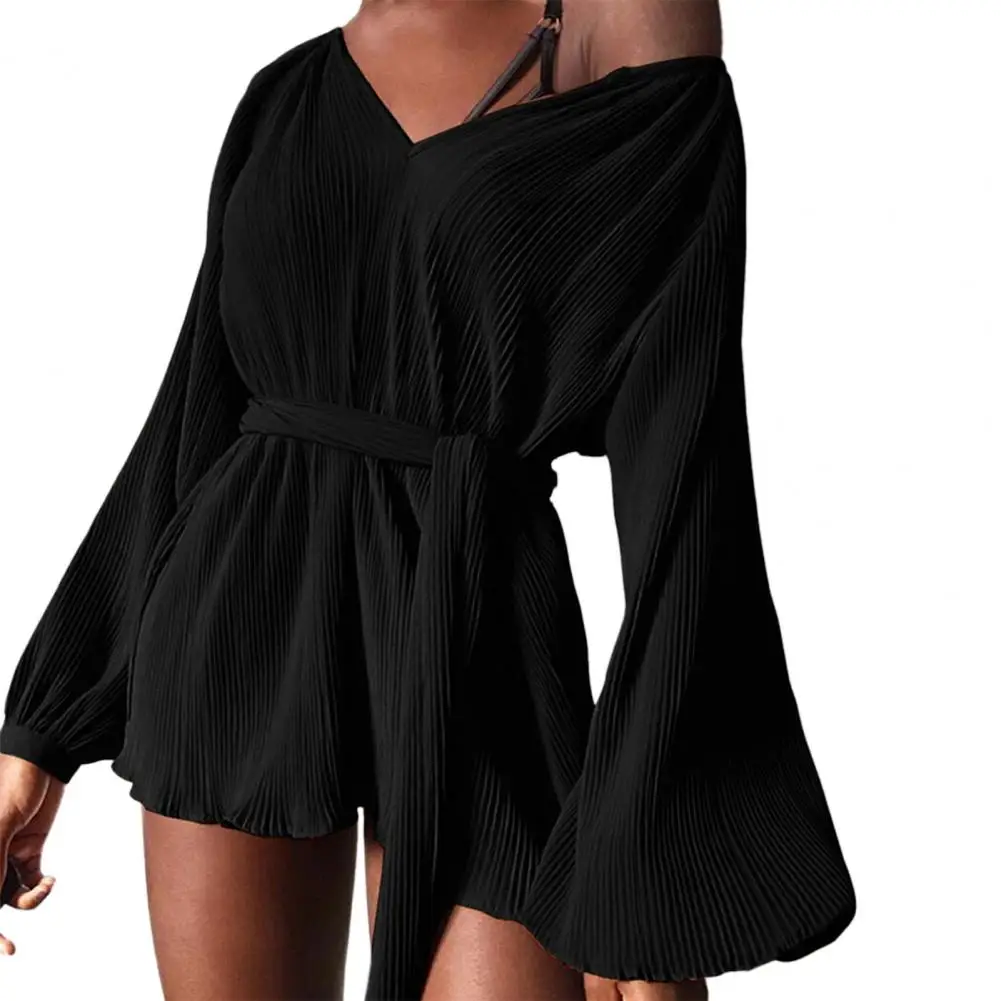 

Women Dress 2021 Rompers V-neck All-match Women Long Sleeves Romper Jumpsuits for Wedding