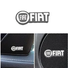 3D наклейка для стайлинга автомобиля, алюминиевая эмблема, внутренняя звуковая Эмблема для Fiat Panda Bravo Punto Linea Croma 500 595
