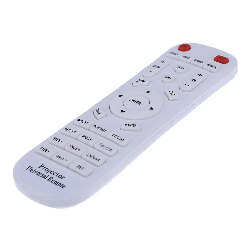 Universal Projector Remote Control for EPSON INFOCUS SONY BENQ ACER SANYO NEC VIEWSONIC HITACHI SAMSUNG TOSHIBA SHARP |