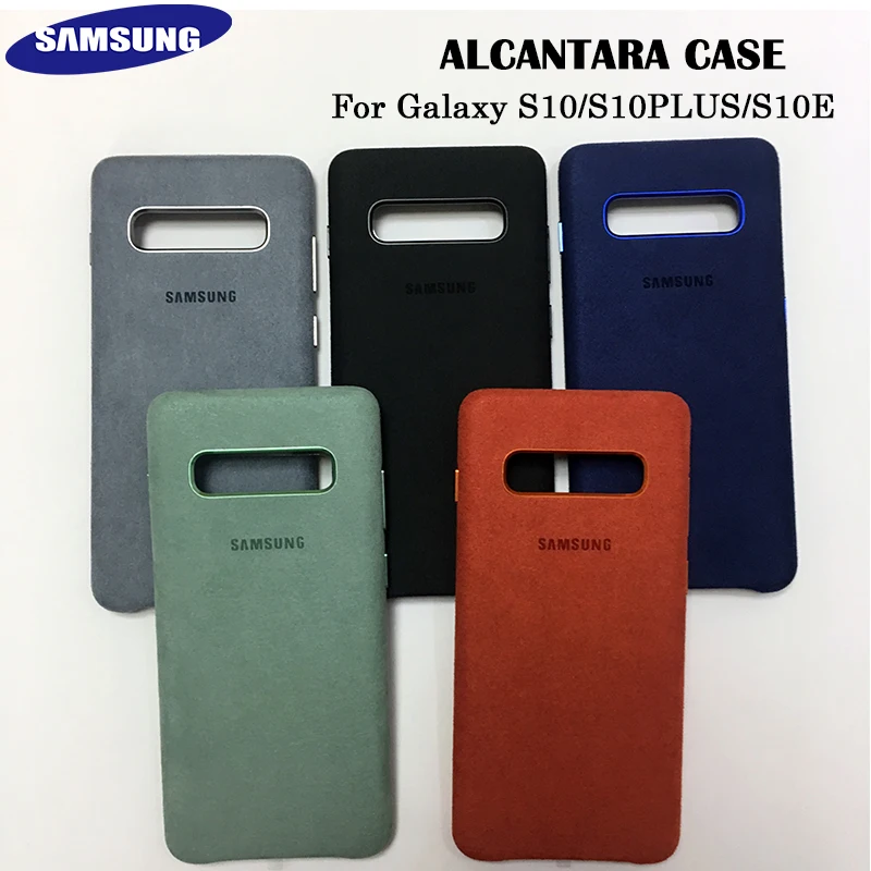 Чехол для samsung S10 для Galaxy S10Plus S10+ S10E Alcantara, кожаный Премиум чехол, полная защита, 5 цветов