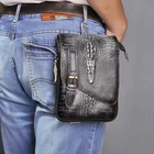 Повседневная дизайнерская многофункциональная маленькая сумка через плечо из натуральной кожи для мужчин, модная забавная поясная сумка на ремне 611-1-cb