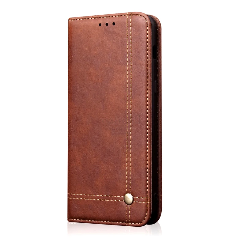 Винтажный кожаный чехол-книжка для XiaoMi RedMI Note 8 T/8 Pro, Роскошный кошелек с отделением для карт и подставкой, Магнитный чехол-книжка, повседневный чехол, Fundas