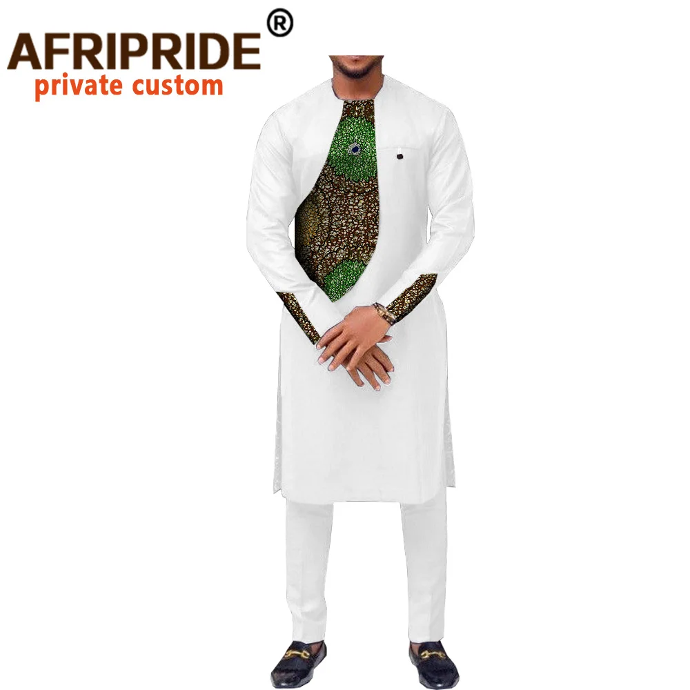 Новинка весны африканская одежда мужской костюм AFRIPRIDE Топ с длинным рукавом