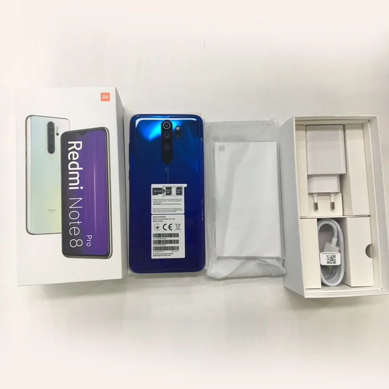Xiaomi Redmi Примечание 8 pro 6 ГБ 64 Гб Смартфон Helio G90T Octa Core 64MP Quad Камера 4500 мА/ч, 6,5" FHD мобильного телефона NFC