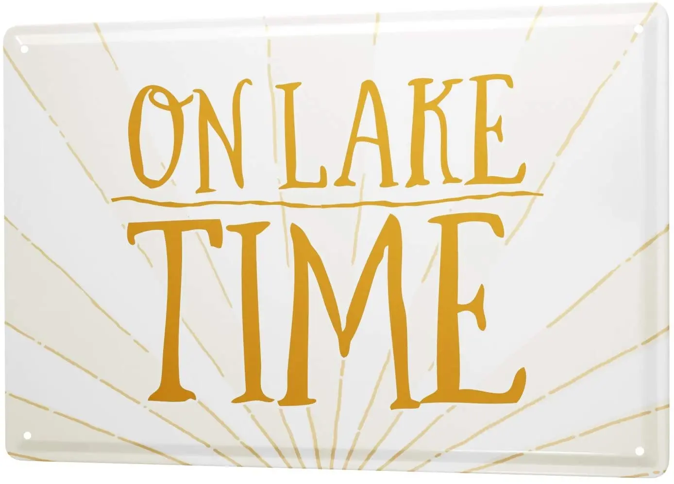 

SINCE 2004 Tin Sign Metal Plate Decorative Sign Home Decor Plaques Retro Lake time