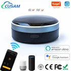 Универсальный пульт дистанционного управления, RF + IR, Wi-Fi, для умного дома, для телевизора, штор переменного тока, Рольставни, работа с Alexa, Google Assistant, Siri