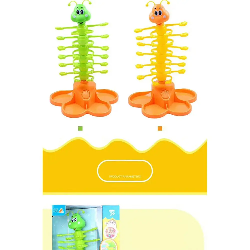 

Electric Toy Sound DIY Kids Interactive Gift Home Detachable Fun Squeaky Toys 360 Degree Rotation Desktop Swing Insect Game