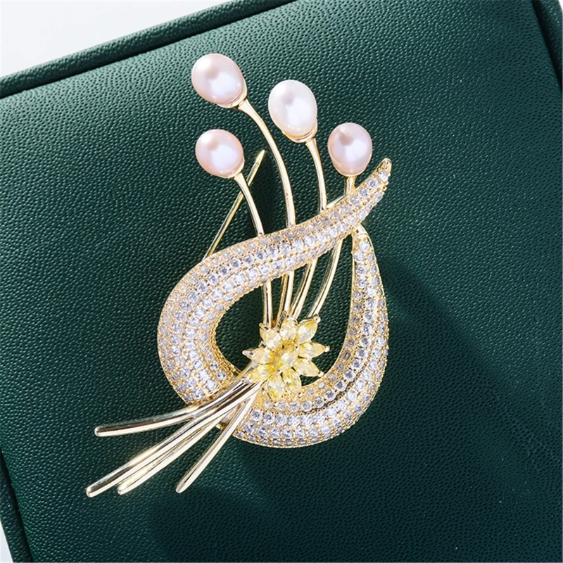 

Temperamental Brooches for Women Vintage Fashion Style Elegant Wedding Pins Party Brooch Accessories
