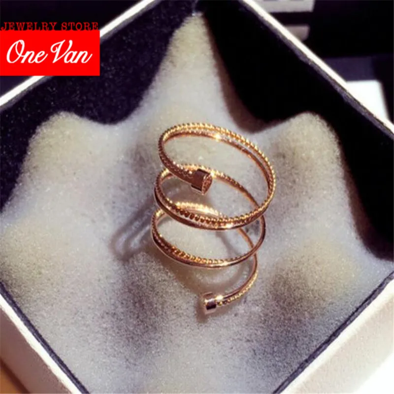 

2020 exquisite water pipe surround special retro temperament and open mouth women's ring